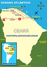 Road Map: Fortaleza to Jericoacoara